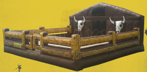 Galaxy Western Corral Mechanical Bull Inflatable