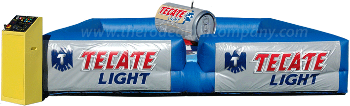 Tecate Light mechanical rodeo beer can by Galaxy America The Rodeo Bull Co